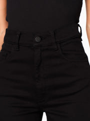 DL1961 Hepburn Vintage Wide Leg in Jet Black