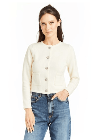 Drew Marielle Cardigan in Ivory