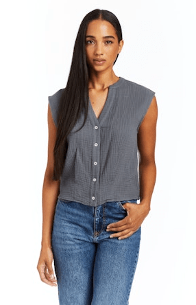 Drew Montana Top in Steel