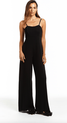 Drew Pia Jumpsuit in Black