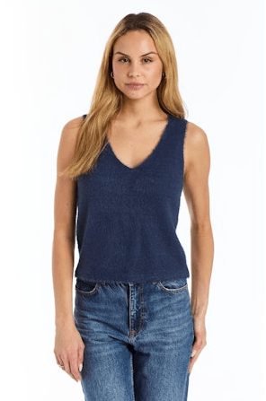 Drew Tonia Top in Denim