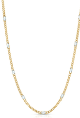 Eight Five One Nina Necklace in Blue CZ