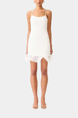 Elliatt Alexandra Strap Mini Dress in White