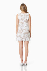 Elliatt Autumn Shift Dress in Ivory