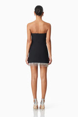 Elliatt Delia Party Mini Dress in Black