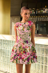 Elliatt Flora Mini Dress in Multi Floral