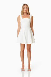 Elliatt Sonnet Day Dress in Ivory