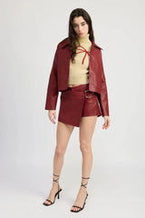 En Saison Campbell Skort in Dark Rose