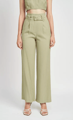 En Saison Juliette Pants in Sage