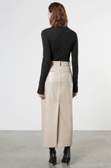 Enza Costa Cashmere Easy Cuffed Crew in Black
