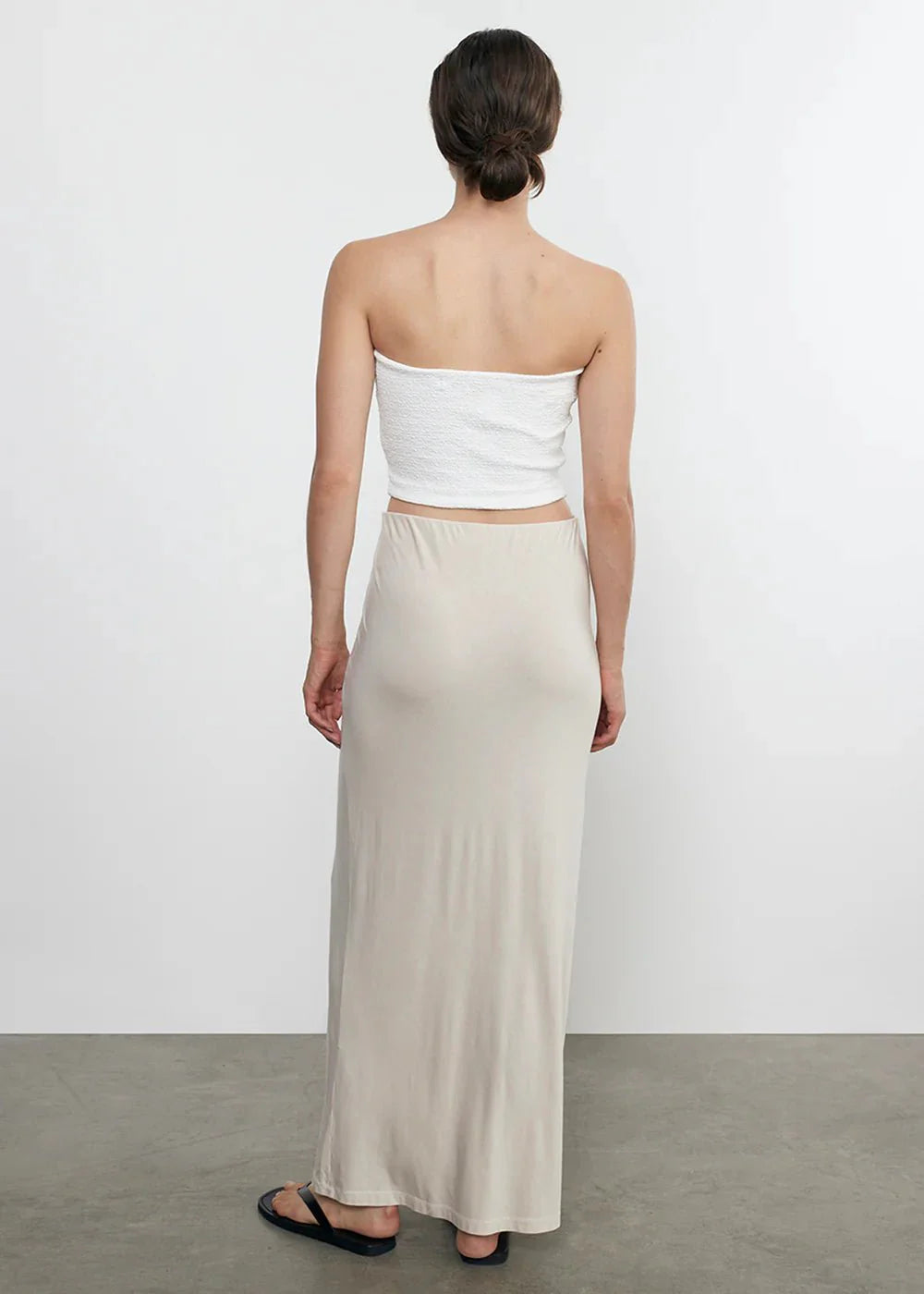 Enza Costa Silk Knit Bias Skirt