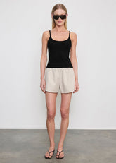 Enza Costa Twill All Day Short in Fog