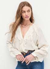 Favorite Daughter The Because Of You Top in Ivory