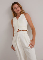 Favorite Daughter The Favorite Vest in Ivory