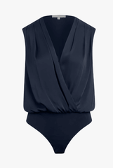 Favorite Daughter The Sleeveless Date Blouse in Navy