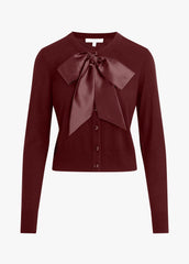 Favorite Daughter The Take A Bow Cardigan in Vino