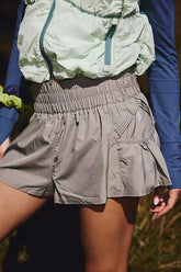 FP Movement Get your Flirt on Shorts in Sage Stone