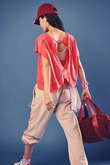 FP Movement My Time Layer Tee in Hibiscus