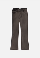 Frame Le Crop Mini Boot Velvet in Comet Velvet