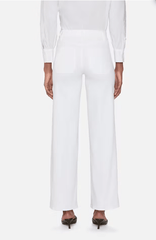 Frame Le Slim Palazzo Modernist Pocket in White