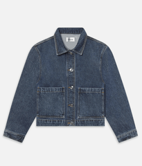 Frame Patch Pocket Jacket in Noble