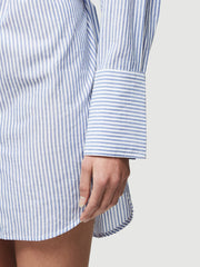 Frame Pleated Clean Collar Dress