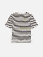 Frame The Baby Tee in Navy Multi