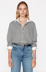 Frame The Oversized Shirt in Noir Multi