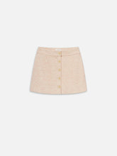 Frame Tweed Mini Skirt in Azalea Multi