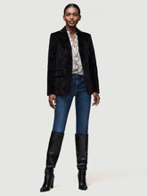 FRAME Velvet Python Blazer