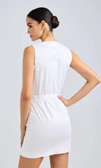 Generation Love Billie Cotton Sateen Dress in White