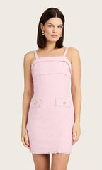 Generation Love Bonnie Tweed Dress in Ballet Slipper