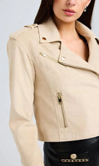 Generation Love Cosita Vegan Suede Moto Jacket