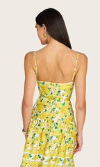 Generation Love Linda Floral Poplin Bra Top in Floral Fantasy