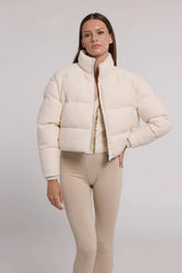 Generation Love Rhoda Tweed Puffer in White