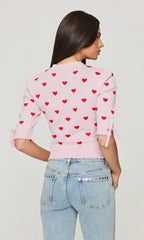Generation Love Tess Hearts Intarsia Cardigan