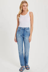 Goldie Tee Variegated Rib Tank in White