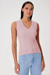 Goldie Tees Daniella Top in Rose
