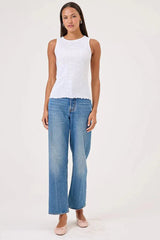 Goldie Tees Love Story Shell in White