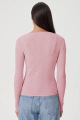 Goldie Tees Valerie Top in Rose