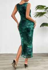 Hayden Floral Tank Maxi Dress - Green