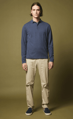 Hartford Cotton Twill Tobby Pant in Dune