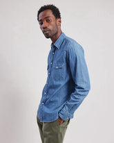 Hartford Phoenix Shirt in Indigo