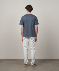 Hartford Storm Pocket Crew T-shirt in Charcoal
