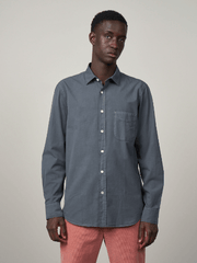 Hartford Twill Slim-Fit Storm Shirt in Graphite