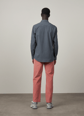 Hartford Twill Slim-Fit Storm Shirt in Graphite