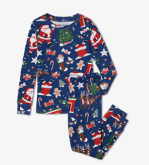 Hatley Twas The Night Before Christmas PJ & Book Set in Navy