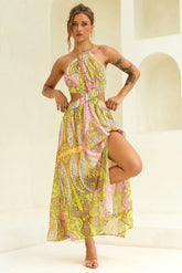 Havana Bloom Maxi Dress - Yellow Multi