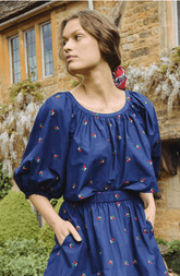 Hunter Bell Daisy Top in Ditsy Rose