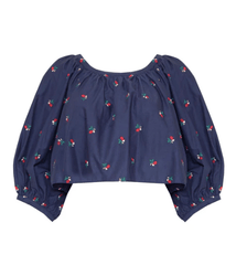 Hunter Bell Daisy Top in Ditsy Rose